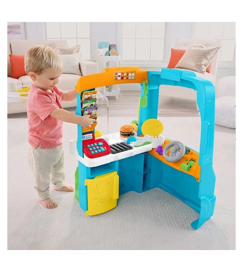 Carrito de comida fisher price deals