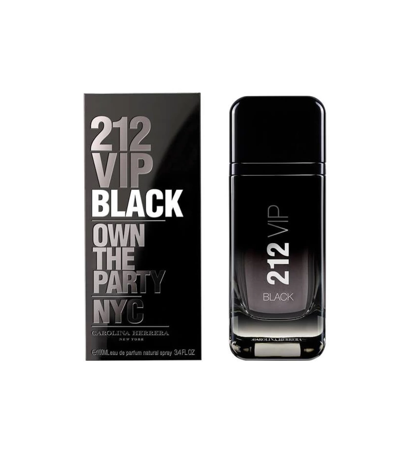 212 Vip Black De Carolina Herrera 100 ML Hombre EDP - VALMARA