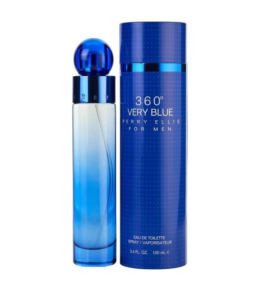 360° Very Blue Perry Ellis 100 ML Hombre EDT - VALMARA