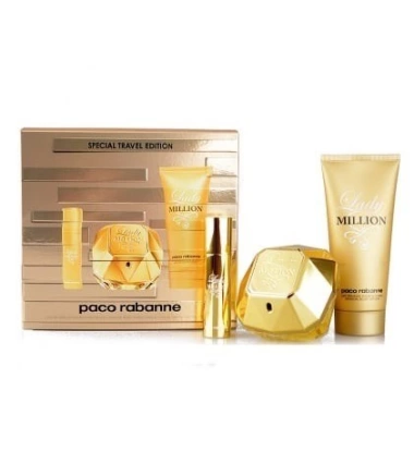 Estuche Lady Million De Paco Rabanne 3 Pcs EDP Mujer