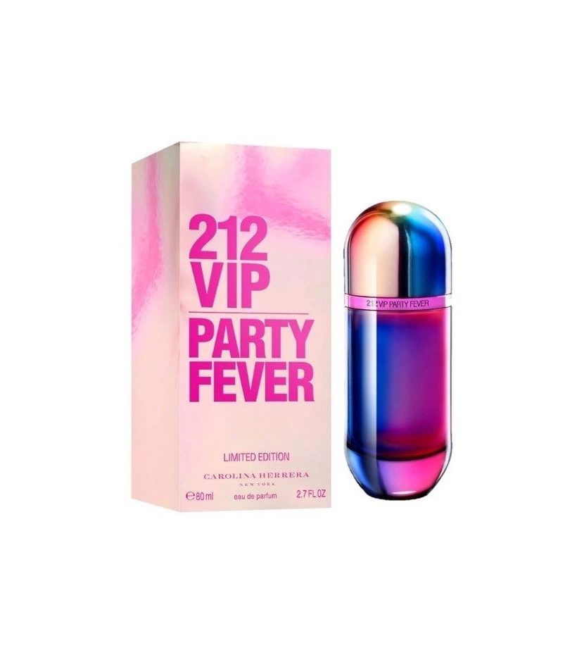 Perfume 212 Vip Party Fever De Carolina Herrera 80 ML Mujer EDT