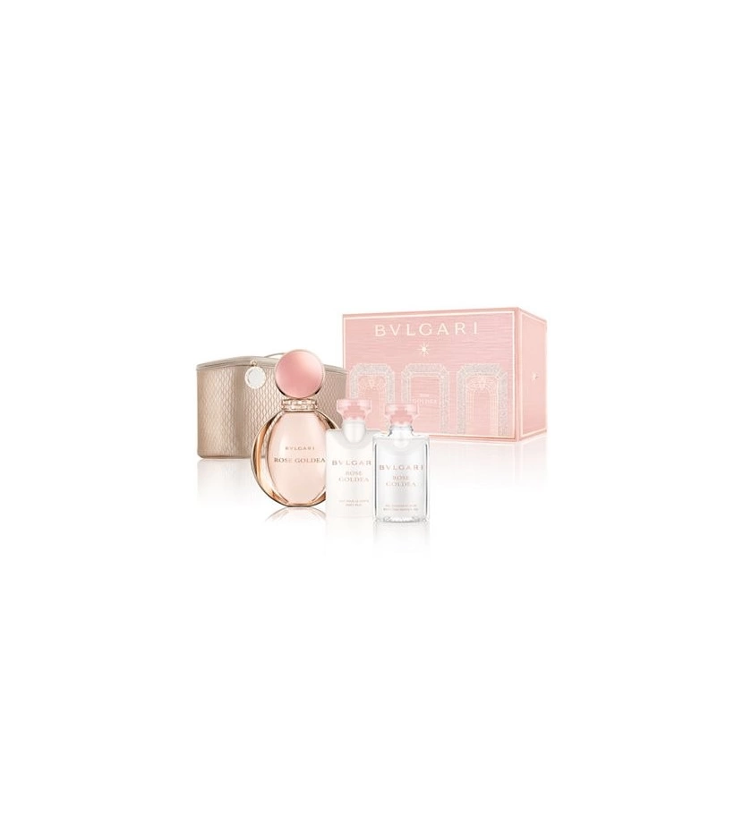 Set Estuche De Rose Goldea De Bvlgari 4 Pcs Mujer EDP - VALMARA Set Estuche De Rose Goldea De Bvlgari 4 Pcs Mujer EDP - VALMARA
