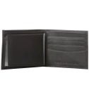 Billetera En Cuero Para Hombre Tommy Hilfiger Dore Passcase Color Negra - VALMARA