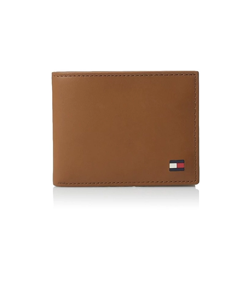 Billetera En Cuero Para Hombre Tommy Hilfiger Dore Passcase Color Café - VALMARA