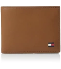 Billetera En Cuero Para Hombre Tommy Hilfiger Dore Passcase Color Café - VALMARA