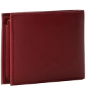 Billetera En Cuero Para Hombre Tommy Hilfiger Dore Passcase Color Rojo - VALMARA