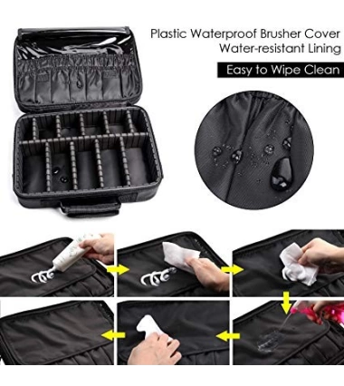 Bolso Para Maquillaje Va-06 Vasker 3 Capas Impermeable Múltiples Compartimientos