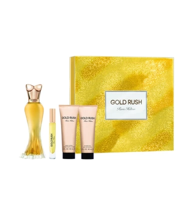 Estuche De Gold Rush De Paris Hilton 4 Pcs Mujer EDP