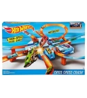 Pista De Superchoque Hot Wheels Criss Cross Crash Motorizada Ultra Veloz - VALMARA