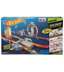 Pista Hot Wheels Track Builder Total Turbo Takeover Motorizada Giros 360° - VALMARA