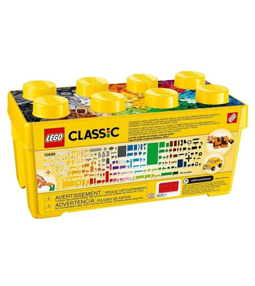 Caja Creativa Lego Classic Medium Creative Brick Box 484 Piezas - VALMARA