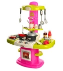 Cocina De Juguete Para Niñas Con Agua Real Parrilla Bbq Luces Y Sonidos 23 Piezas - VALMARA