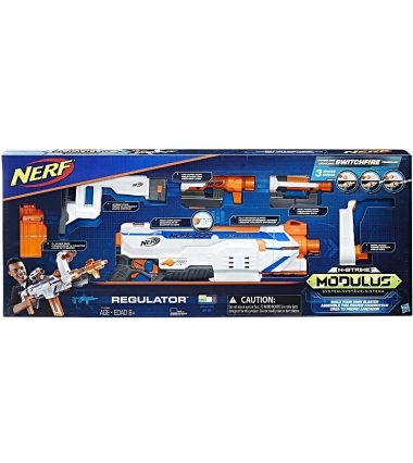 Rifle Lanzador Nerf Modulus Regulator Personalizable 3 Velocidades