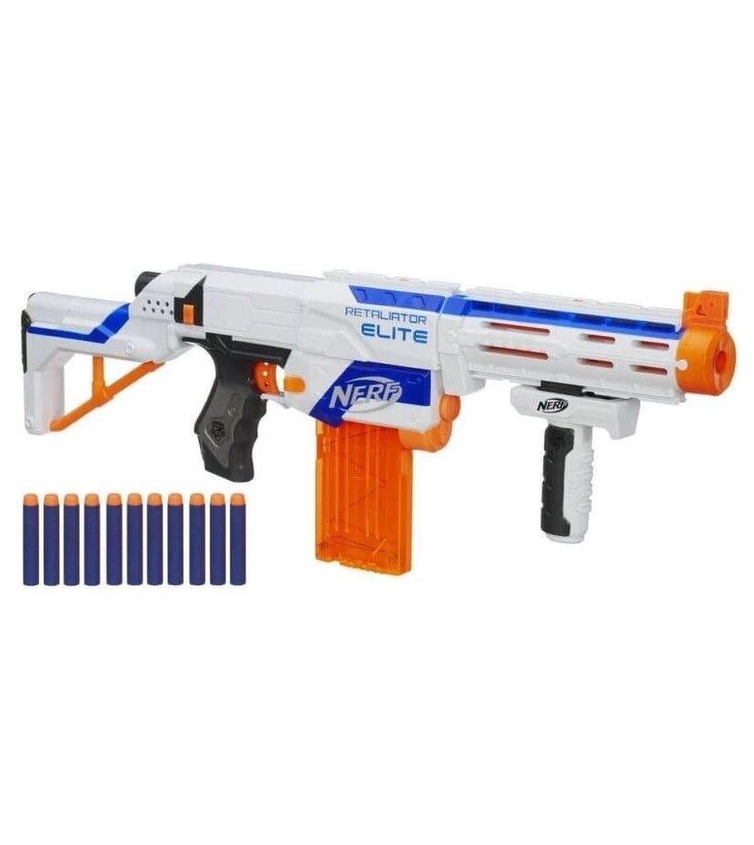 Nerf Gun Blanco Nerf Rifle Nerf N-Strike Elite Retaliator Lanzador
