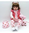 Muñeca Niña Reborn Realista Julieta Baby Doll 24" - VALMARA