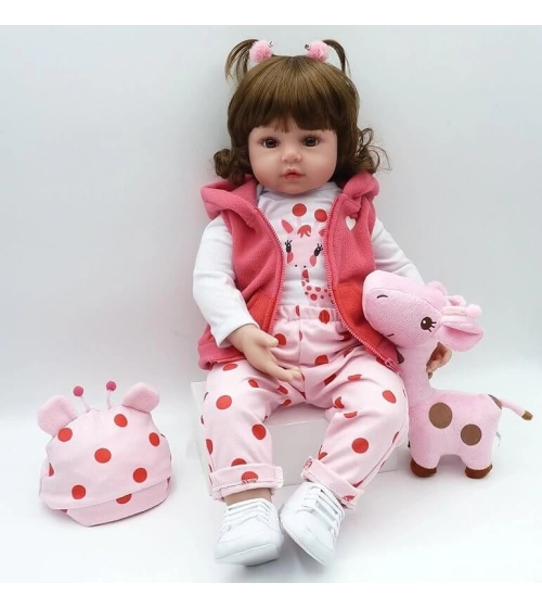 Muñeca Niña Reborn Realista Julieta Baby Doll 24"