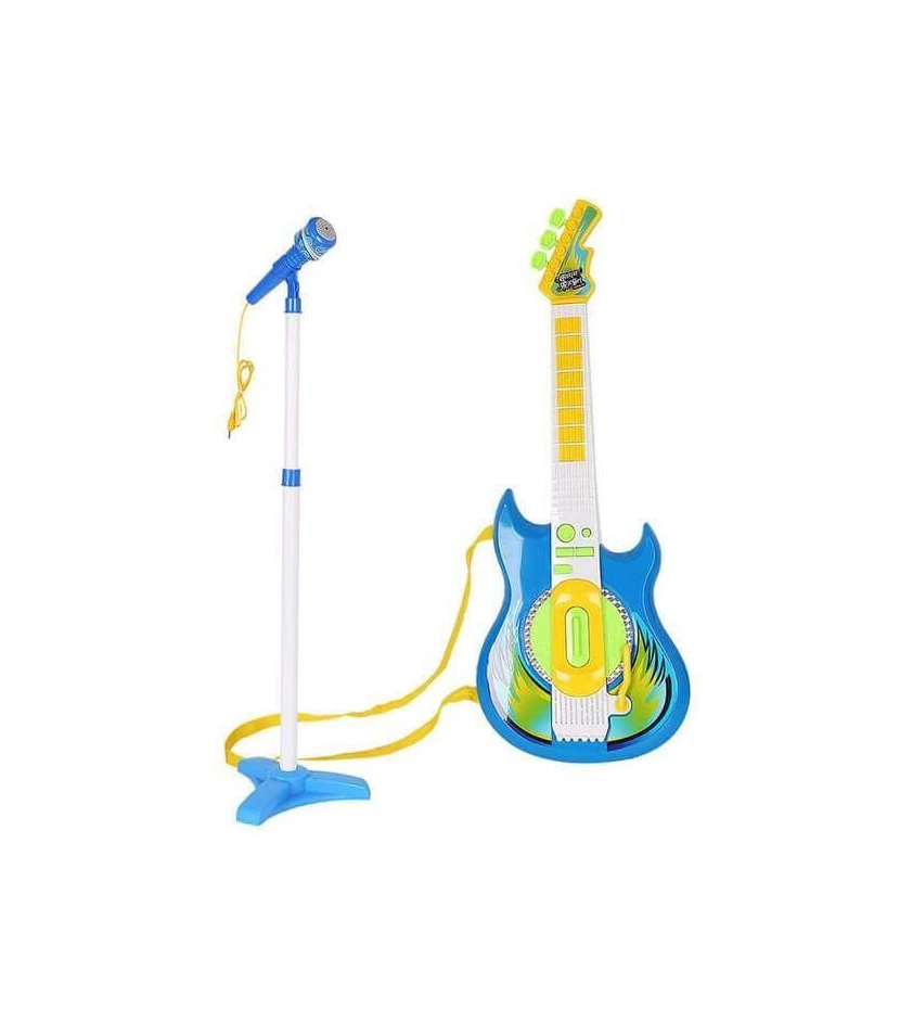 Guitarras Musicales Electricas De Juguete Con Micrófono Tripode Y Mp3 - VALMARA