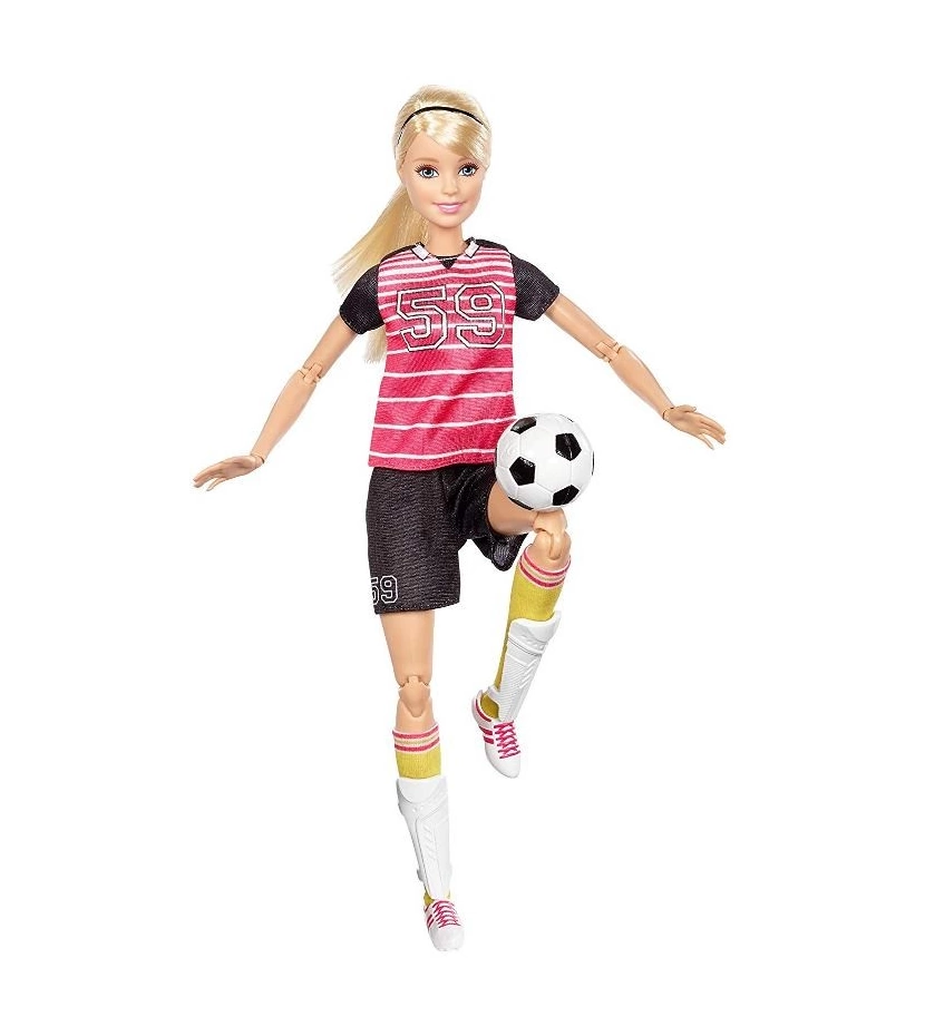 Barbie movimientos divertidos futbolista online