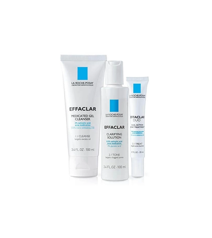 Kit Dermatologico La Roche Posay Para El Acne 3 Pcs - VALMARA