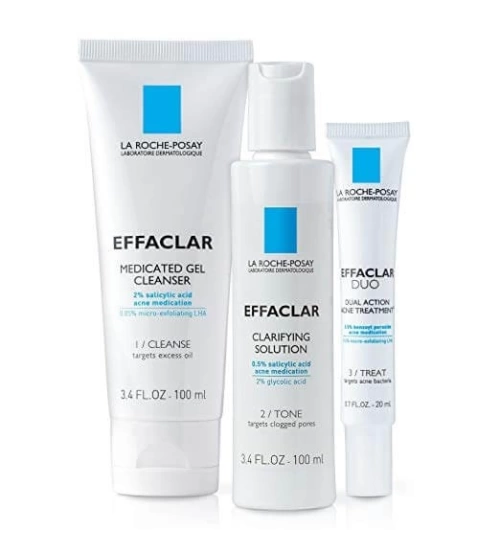 Kit Dermatologico La Roche Posay Para El Acne 3 Pcs