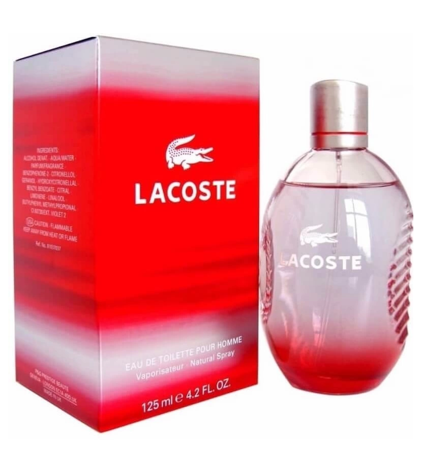 Lacoste Red 125 ML Hombre EDT - VALMARA