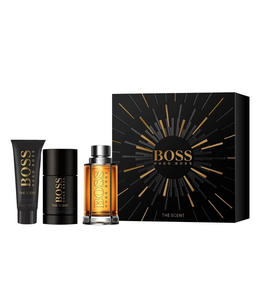 Set The Scent De Hugo Boss 3 Pcs Hombre EDP - VALMARA