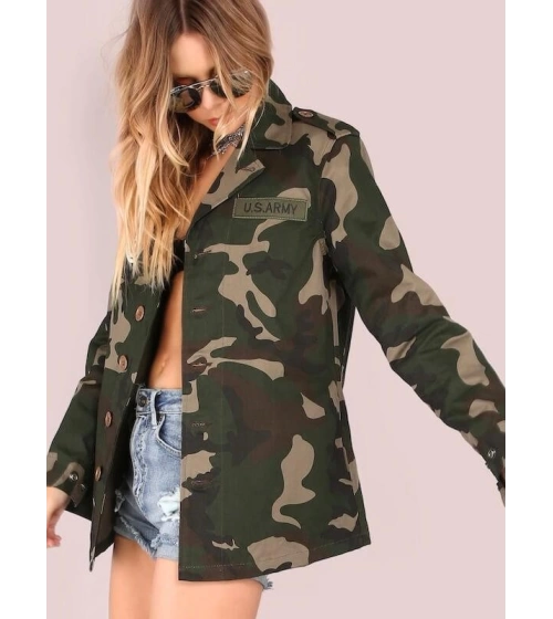 Abrigos de camuflaje mujer best sale