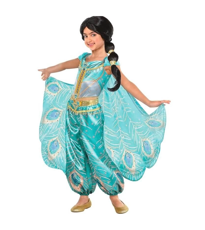 Disfraz Para Niñas Princesa Jasmin De La Pelicula Aladdin Disney - VALMARA