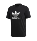 Camiseta Para Hombre Trefoil Tee De Adidas Originals Negra - VALMARA