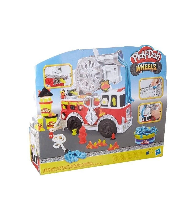Camion De Bomberos Play-Doh Wheels Manguera Lanzadora Plastilinas