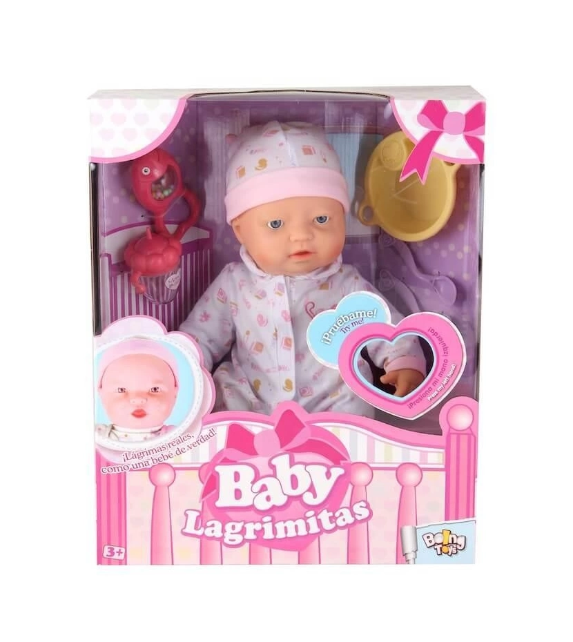 Muneca Baby Lagrimitas Balbucea Duerme Y Llora De Boing Toys Valmara