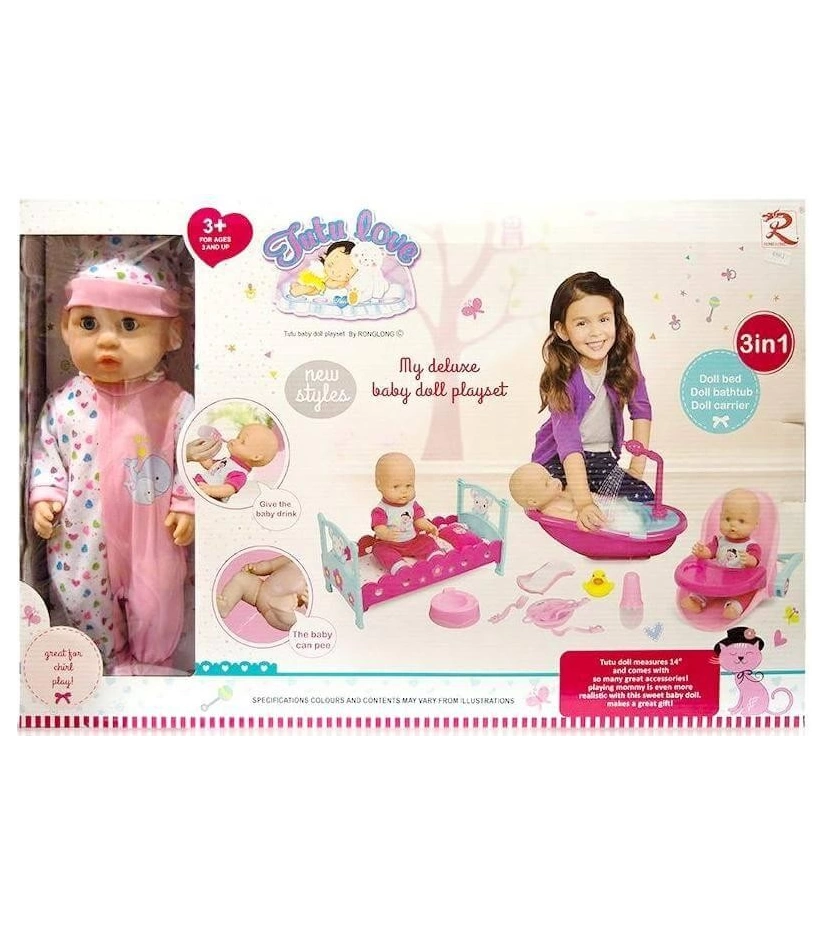 Hace Pero De Juguete Muñeca Bebe Que Hace Pipi Set De Juego En Con