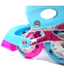 Patines En Linea Ajustables Para Niñas + Kit De Protección - VALMARA