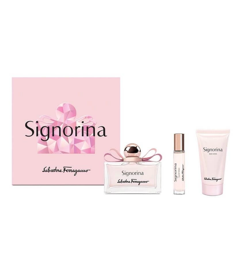 Estuche Signorina De Salvatore Ferragamo 3 Pcs Mujer EDP - VALMARA