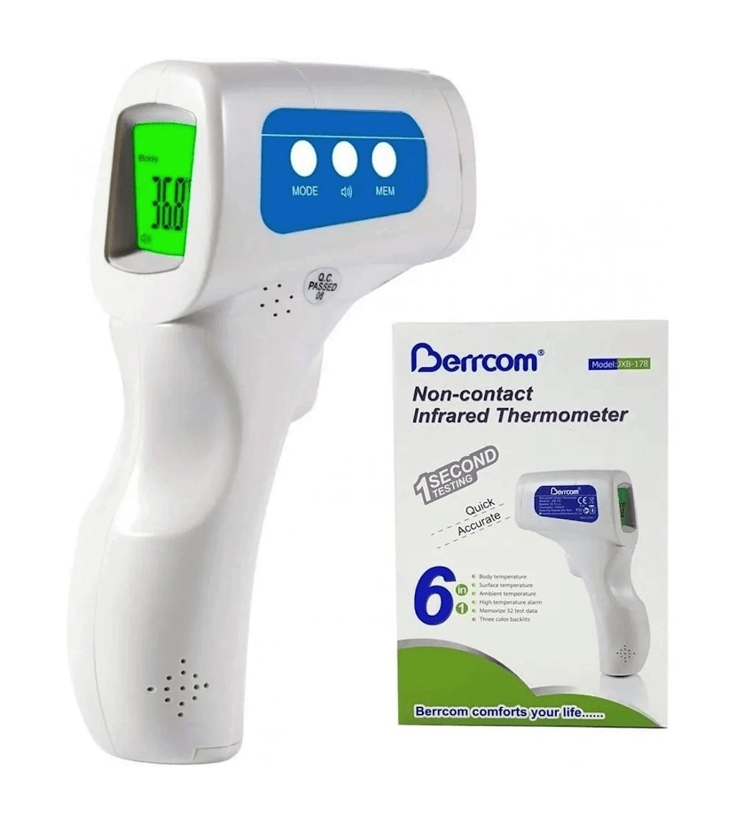 Termometro Digital Berrcom Jxb-178 Infrarojo Sin Contacto - VALMARA