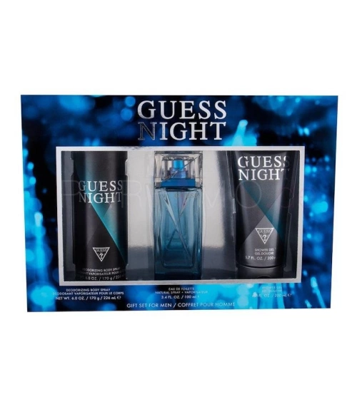 Estuche Night De Guess 3 Pcs Hombre EDT