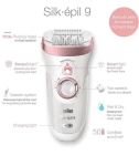 Depiladora Y Afeitadora Corporal Braun Silk-Épil 9 Sensosmart - VALMARA