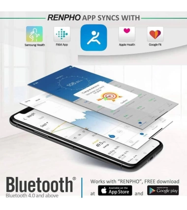 Bascula Balanza Analizador Corporal Renpho Es-Cs20M-B Bluetooth