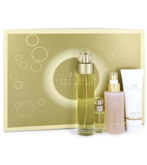 Estuche 360° Tradicional De Perry Ellis 4 Pcs Mujer EDT