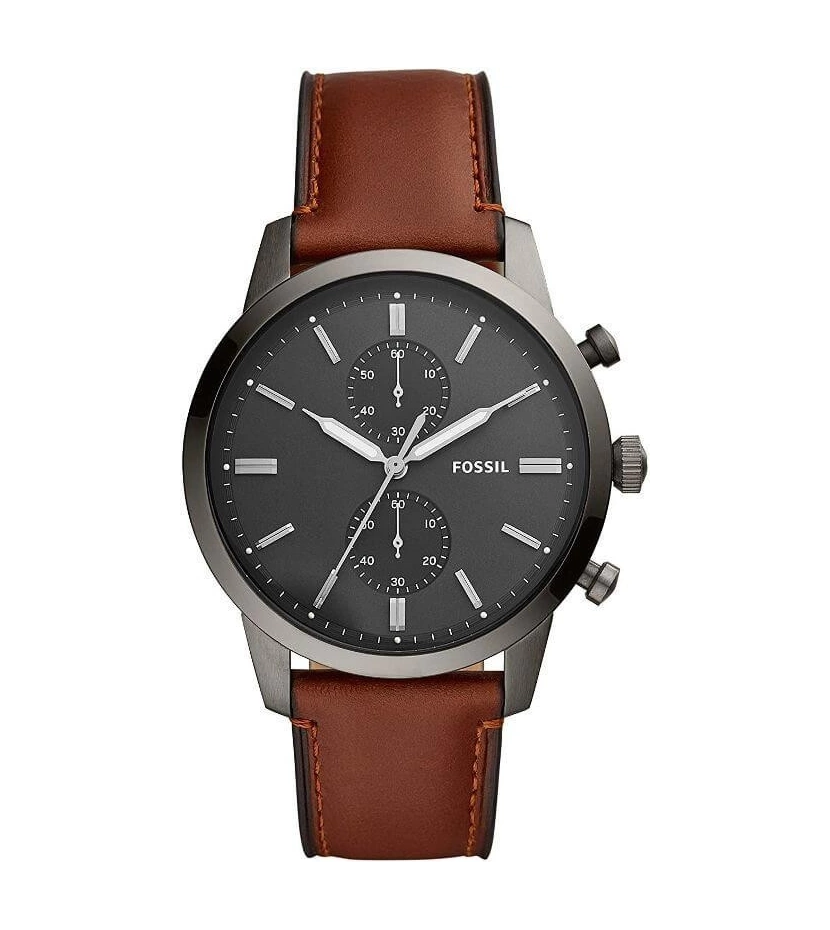 Reloj Fossil Townsman Fs5522 Dos Esferas Minimalista Cronógrafo - VALMARA