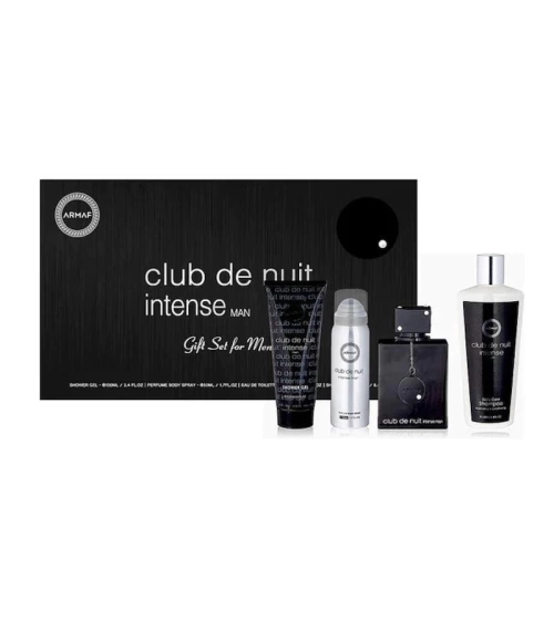 Estuche Club De Nuit Intense Man De Armaf 4 Pcs Hombre EDT