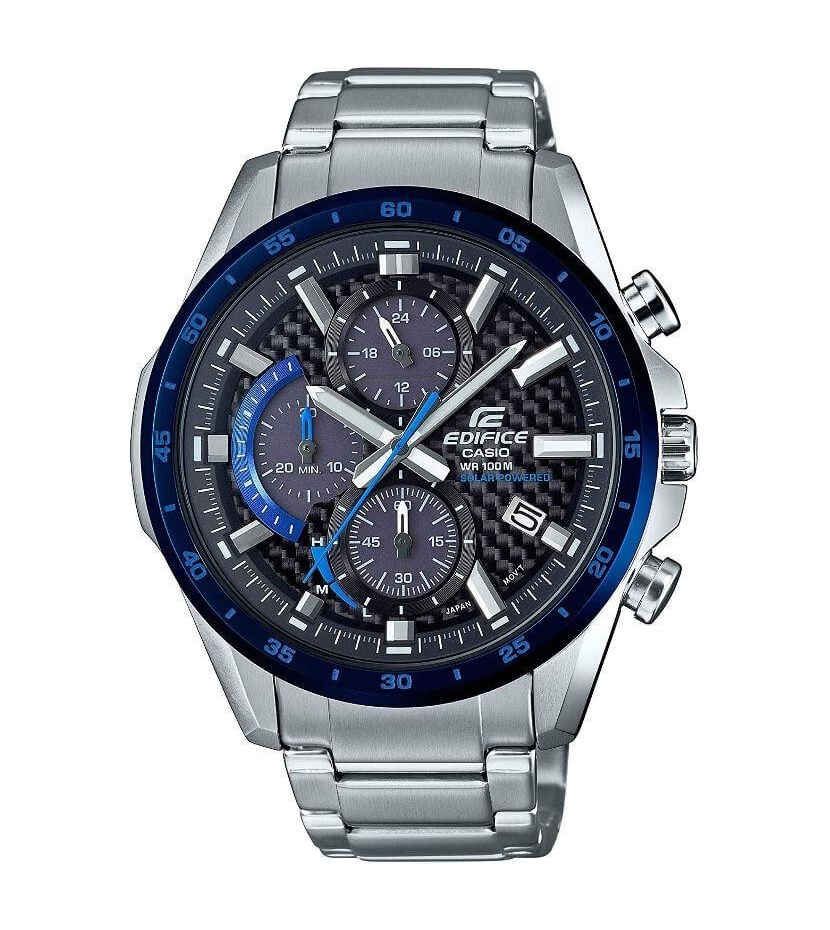 Reloj Casio Edifice Eqs-900Db-2Av Solar Cronografo Y Fecha - VALMARA