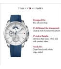 Reloj Tommy Hilfiger 1791349 Para Hombre Con Fecha Multi-Esfera - VALMARA