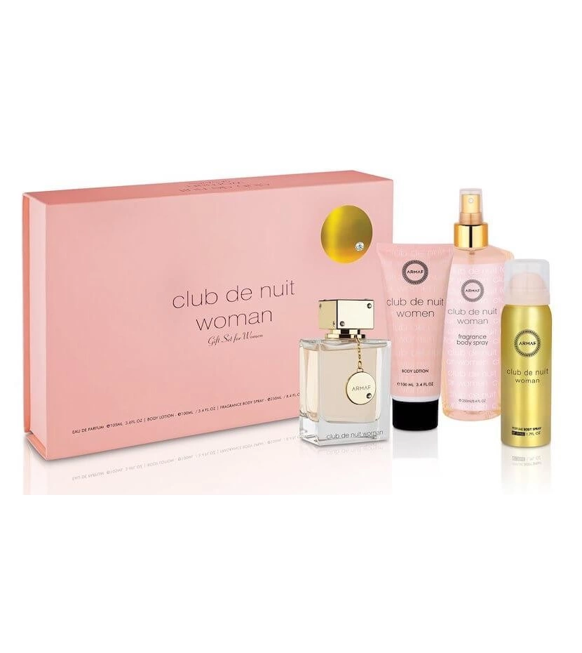 Estuche Club De Nuit Woman De Armaf 4 Pcs Mujer EDP - VALMARA