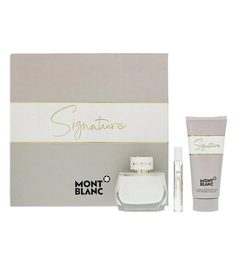 Estuches Signature De Mont Blanc 3 Pcs Mujer EDP - VALMARA