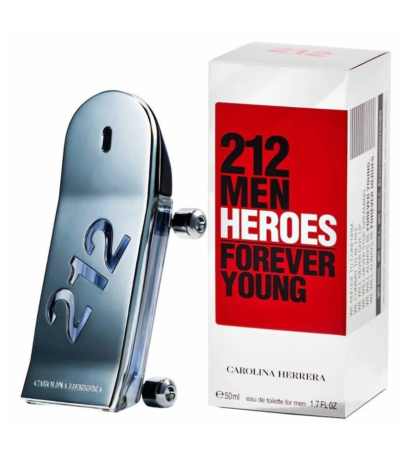 212 Heroes De Carolina Herrera 50 ML Hombre EDT - VALMARA