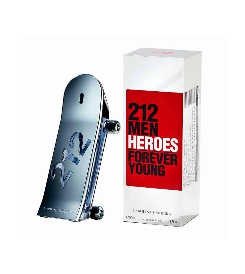 212 Heroes De Carolina Herrera 90 ML Hombre EDT - VALMARA