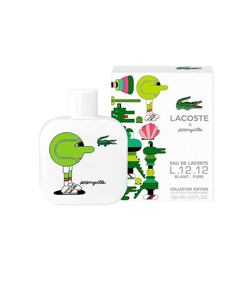 L.12.12 Blanc Pure Jeremyville Lacoste 100 ML Hombre EDT - VALMARA