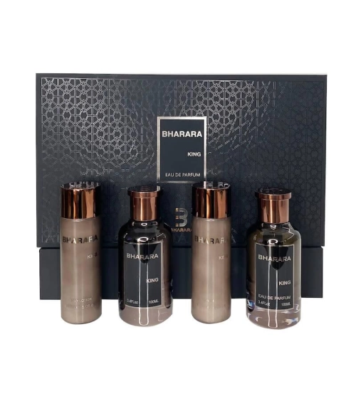 Estuche King De Bharara 4 Pcs Hombre EDP