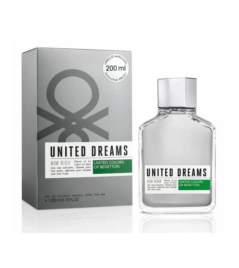 United Dream Aim High De Benetton 200 ML Hombre EDT - VALMARA